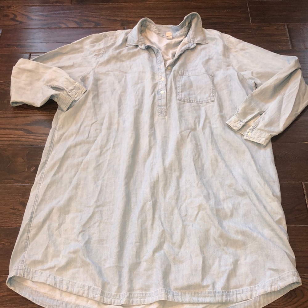 Old navy chambray shirt dress size XXlarge - Picture 2 of 7
